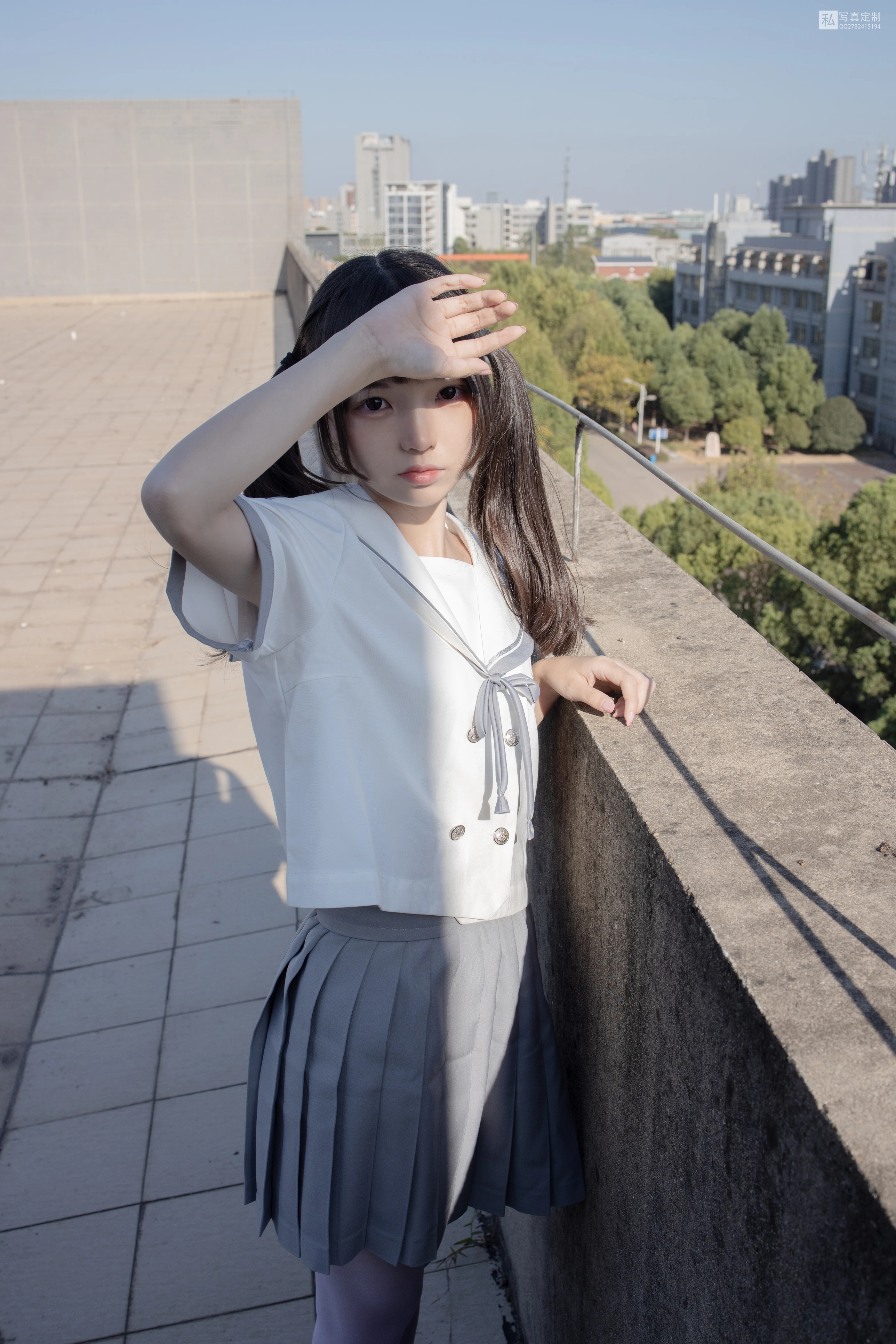 森萝财团 JKFUN-028 抑郁湖边与绝望天台 15D白丝 默陌 [58P 2V]插图4